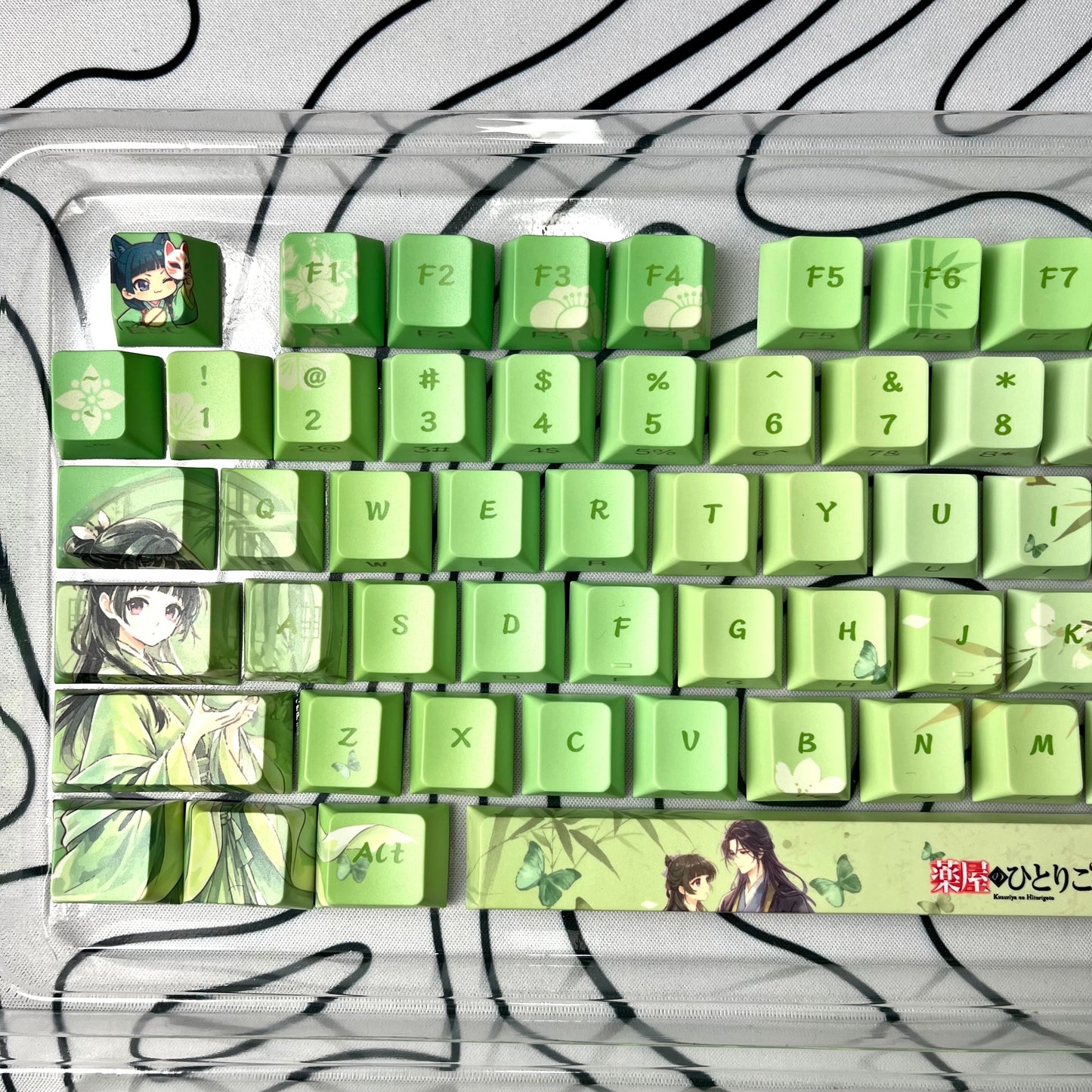 The Apothecary Diaries classical Maomao anime PBT keycaps