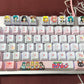 Original Sailor Moon anime keycaps set with Side lit, PBT and Cherry MOA profile for MX-cross stems keycboard