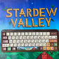 New Stardew Valley PBT Keycap with Cherry profile, side backlit (keycaps only, not include keyboard）