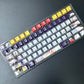 122 keys Inuyasha Sesshomaru keycaps set with side lit, PBT cherry profile for MX cross stems keyboard