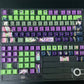 NEW!!!The Apothecary Diaries Maomao&Jinshi anime PBT keycaps set with side backlit,122keys top printed for MX-cross stems Keyboard