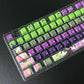 NEW!!!The Apothecary Diaries Maomao&Jinshi anime PBT keycaps set with side backlit,122keys top printed for MX-cross stems Keyboard