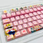 Original Sailor Moon anime keycaps set with Side lit, PBT and Cherry MOA profile for MX-cross stems keycboard