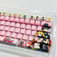 Original Sailor Moon anime keycaps set with Side lit, PBT and Cherry MOA profile for MX-cross stems keycboard