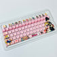 Original Sailor Moon anime keycaps set with Side lit, PBT and Cherry MOA profile for MX-cross stems keycboard