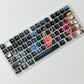 Sword Art Online / SAO Kirito & Asuna PBT anime keycaps set with cherry profile, Side backlit for RGB light, dye-sublimated, MX cross stems keyboard
