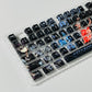 Sword Art Online / SAO Kirito & Asuna PBT anime keycaps set with cherry profile, Side backlit for RGB light, dye-sublimated, MX cross stems keyboard
