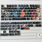 Sword Art Online / SAO Kirito & Asuna PBT anime keycaps set with cherry profile, Side backlit for RGB light, dye-sublimated, MX cross stems keyboard