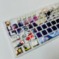 122 keys Sesshomaru PBT anime keycaps set with TOP light, cherry profile, dye-sublimated
