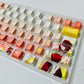 122 keys Yamada PBT anime keycaps set with TOP light, cherry profile