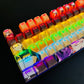 Re:ZERO Natsuki Subaru anime PBT keycap set with top backlit for ANSI layout