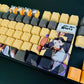Re:ZERO Natsuki Subaru anime PBT keycap set with top backlit for ANSI layout