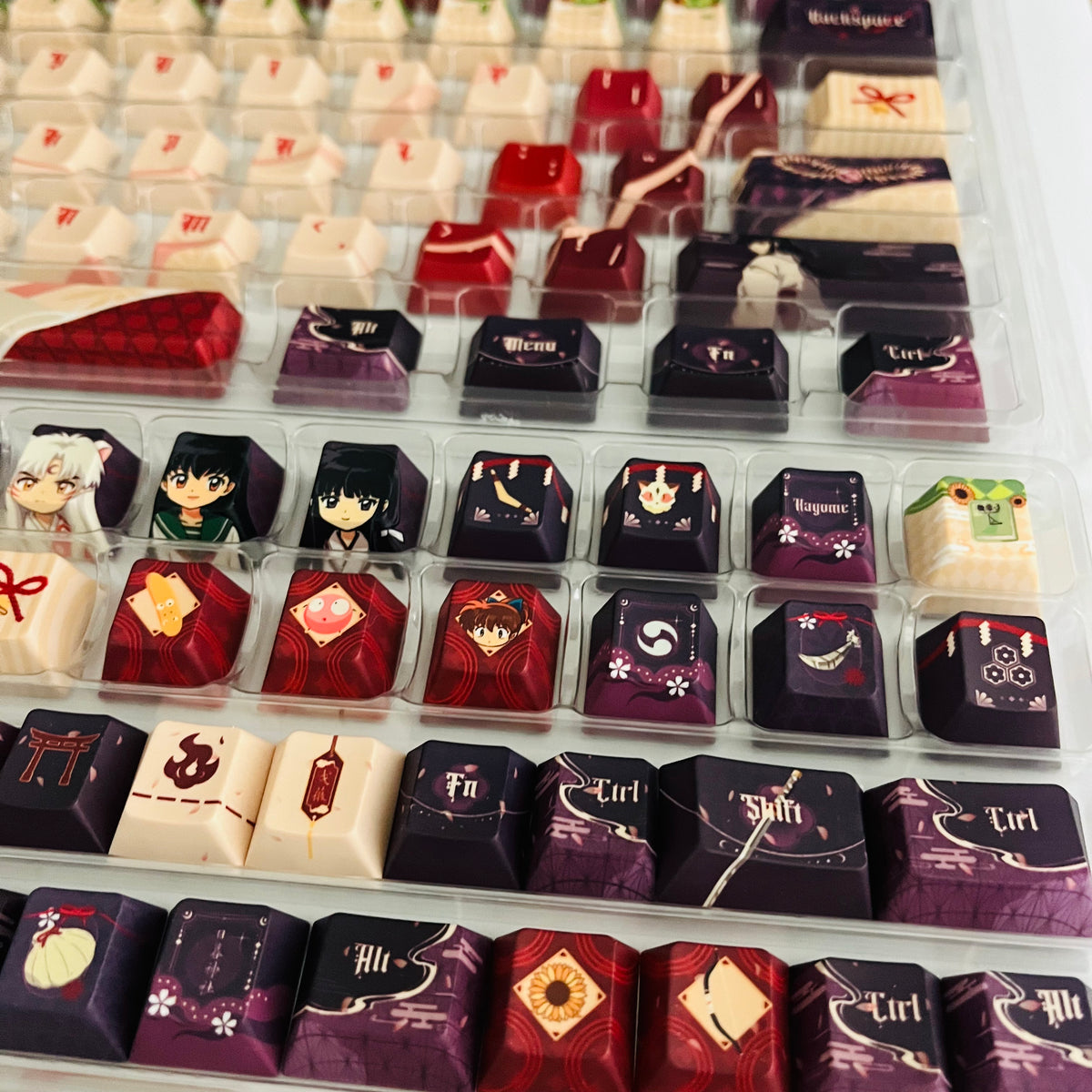 140 keys Kagome Higurashi  Inuyasha keycaps set, fit ANSI and ISO layout