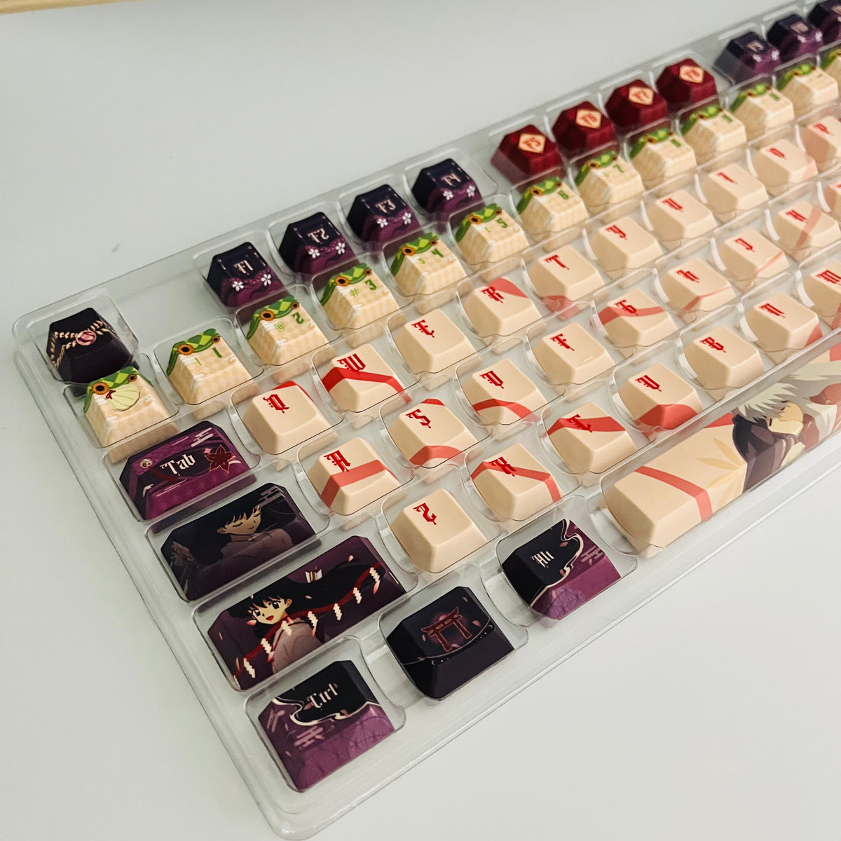 140 keys Kagome Higurashi  Inuyasha keycaps set, fit ANSI and ISO layout