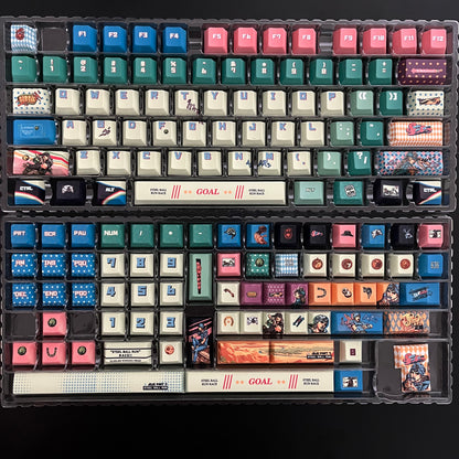 150 keys JoJo’s Bizarre Adventure Part 7: Steel Ball Run Cherry Profile PBT 5-Sided Dye Sub Custom Keycap Set