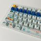 150 keys SpongeBob Cherry Profile PBT 5-Sided Dye Sub Custom Keycap Set