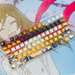 Shaula anime PBT keycap set with top backlit for ANSI layout