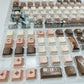 Subaru anime PBT keycap set with top backlit for ANSI layout