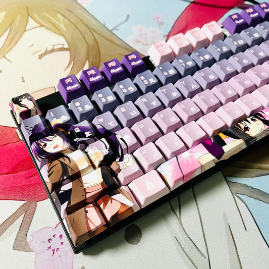 High School D×D Akeno PBT anime keycaps