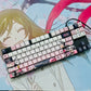 Call of the Night Nazuna anime PBT keycap set with top backlit for ANSI layout
