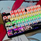 Call of the Night Nazuna anime PBT keycap set with top backlit for ANSI layout