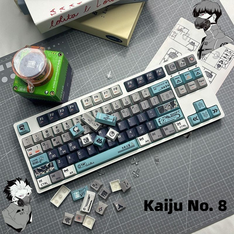 130 keys Kaiju No. 8 keycap set