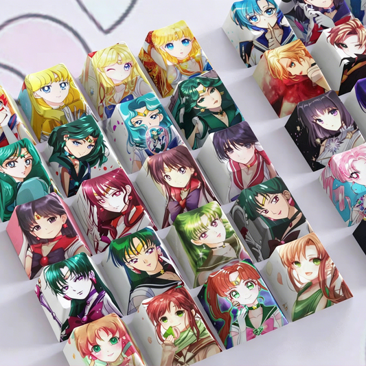 4pcs of sailor moon keycaps/Cherry-PBT