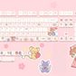 Cardcaptor Sakura Cute Pink MOA Keycaps Set 114pcs