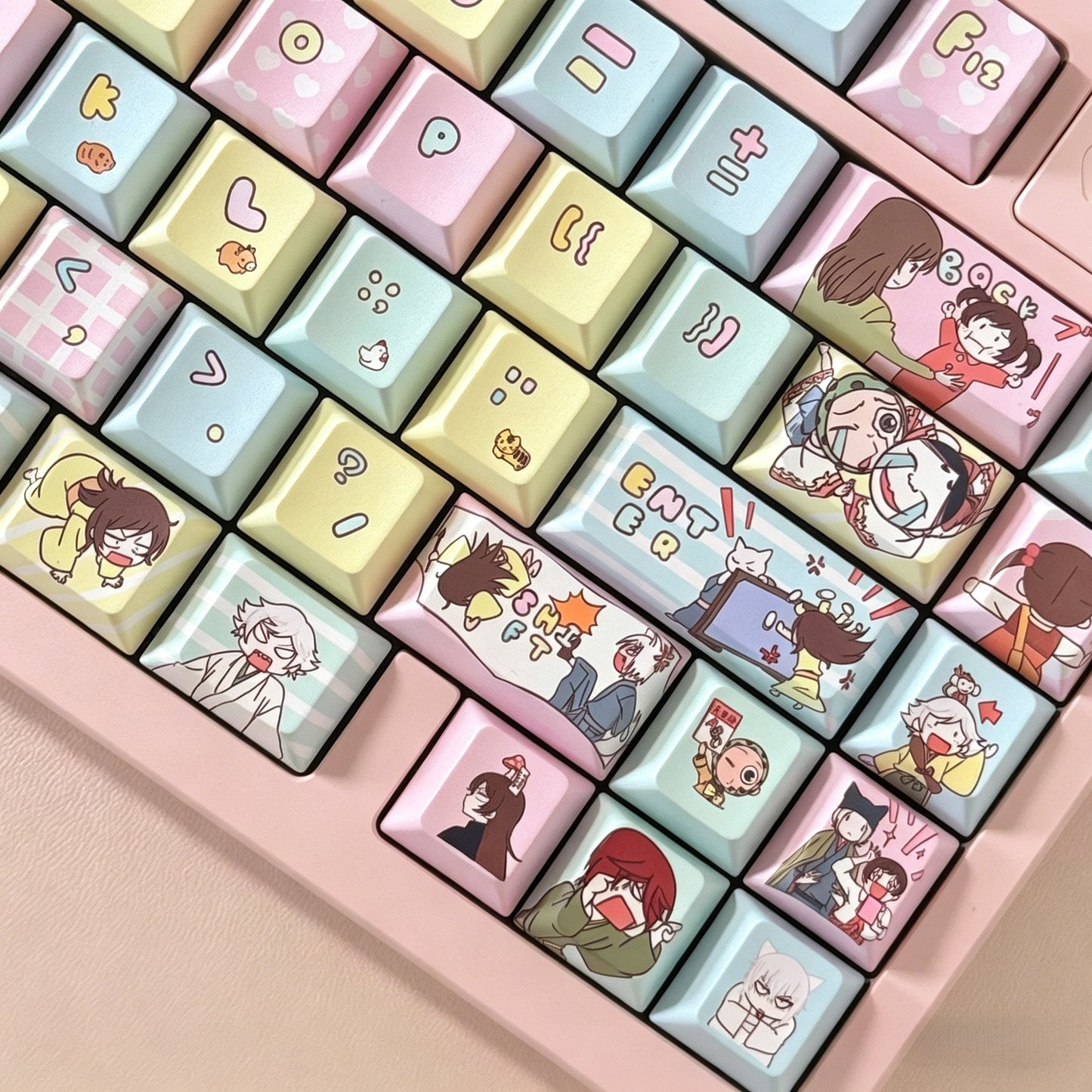 Kamisama Kiss Keycap Set, 120keys Cherry, MOA/PBT Keycap Set