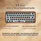 Solid Walnut Wood Keyboard Case
