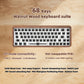 Solid Walnut Wood Keyboard Case