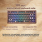 Solid Walnut Wood Keyboard Case