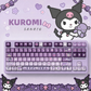 Kuromi keycaps with double printed and Side-backlit