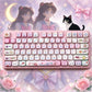 140keys sailor moon series Keycap PBT-MAO Keycap Set