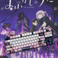 Call of the Night Nazuna anime PBT keycap set with top backlit for ANSI layout