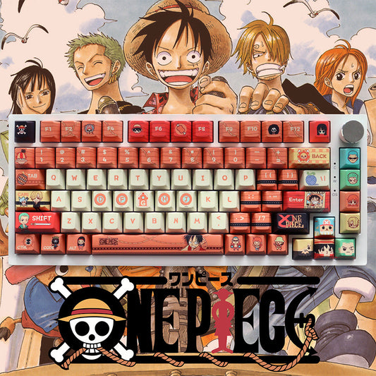 129keys One Piece Artisan PBT-Cherry Keycap Set (keycaps only, not include keyboard）