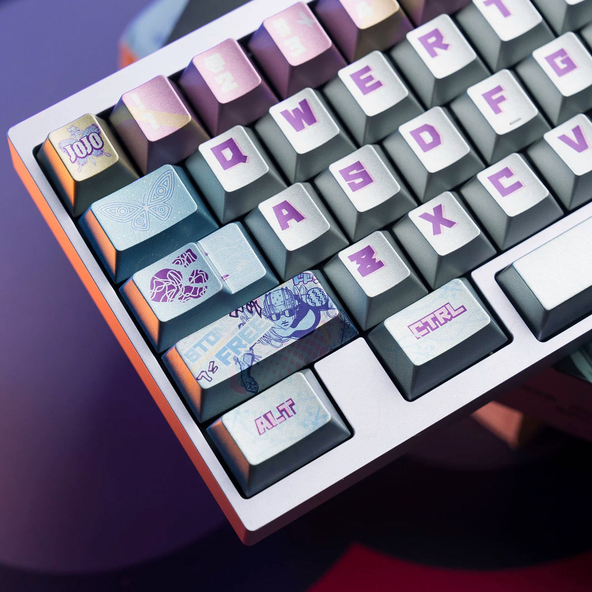JoJo's Bizarre Adventure: Stone Ocean 143-key Cherry Profile PBT Keycaps