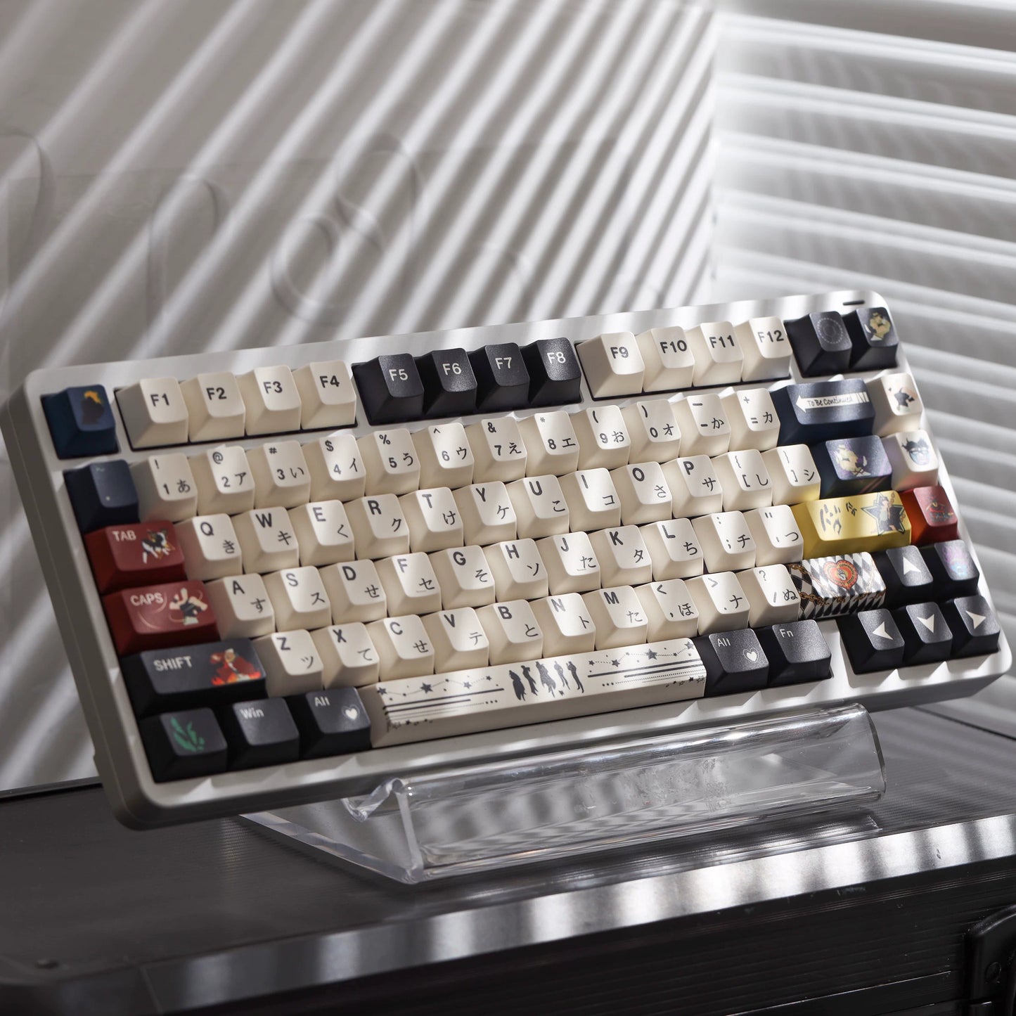 JoJo's Bizarre Adventure Stardust Crusaders 140-Key Cherry Profile PBT 5-Sided Dye Sub Custom Keycap Set