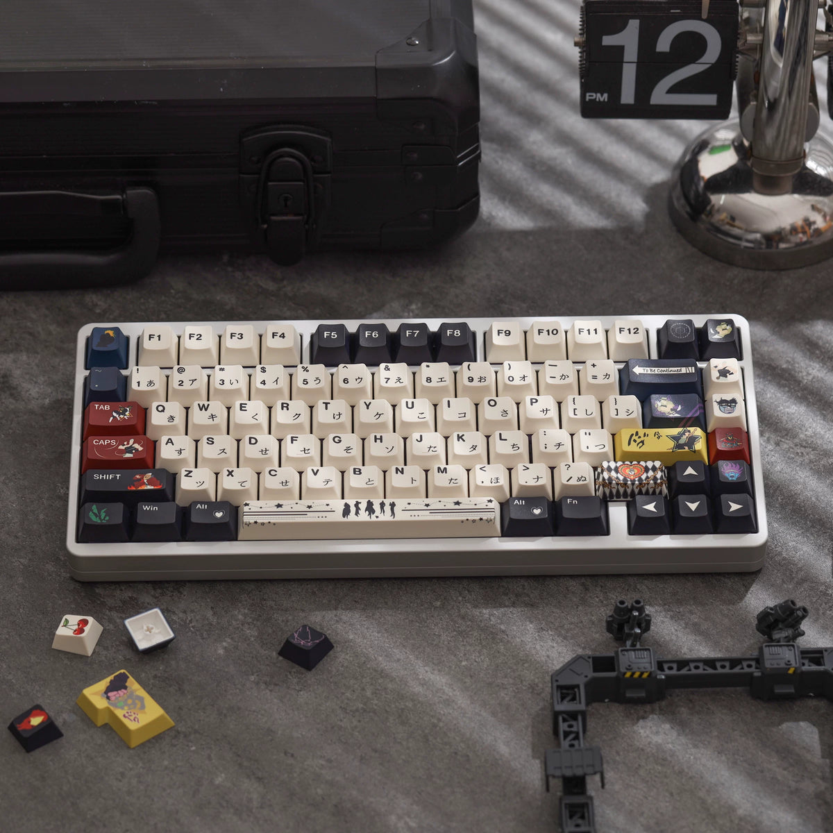 JoJo's Bizarre Adventure Stardust Crusaders 140-Key Cherry Profile PBT 5-Sided Dye Sub Custom Keycap Set