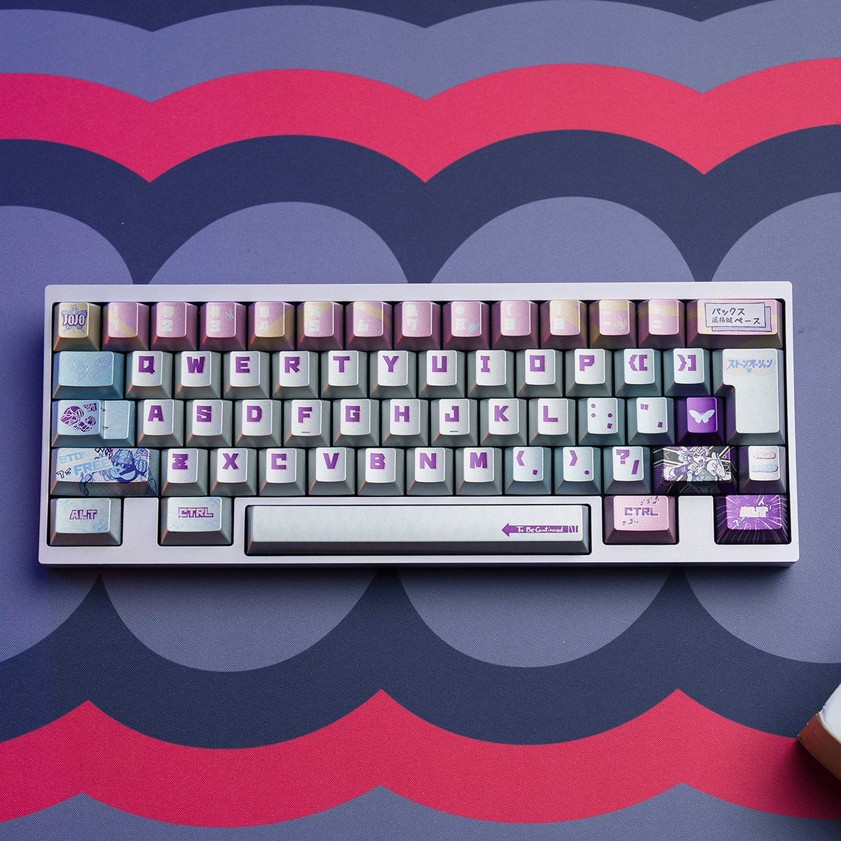 JoJo's Bizarre Adventure: Stone Ocean 143-key Cherry Profile PBT Keycaps