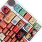 129keys One Piece Artisan PBT-Cherry Keycap Set (keycaps only, not include keyboard）