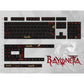 Bayonetta 140-Key Keycap Set, cherry Profile PBT5-Side Dye-Sub Custom Keycaps