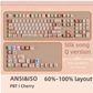 Hollow Knight: Silk song Q version Cherry/SO Profile PBT Custom Keycap Set