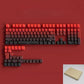 New Gradient Gray Double Shot RGB Backlit Keycaps OEM Profile 135 Keys Side Printed PBT Keycaps for Cherry MX Switches Keyboards