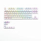 2026 New Purple Topographic Side Print Shine Through Keycaps 97/134+ Key Cherry Profile Double Shot Dye Sub PBT for MX Switch