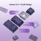 2026 New Purple Topographic Side Print Shine Through Keycaps 97/134+ Key Cherry Profile Double Shot Dye Sub PBT for MX Switch