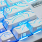 Contour 4.0 Side Engraved Keycap PBT Translucent 97/130 Key Mechanical Keyboard Key Cap White For Magnetic Switch F75 GMK87