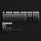 New Gradient Gray Double Shot RGB Backlit Keycaps OEM Profile 135 Keys Side Printed PBT Keycaps for Cherry MX Switches Keyboards