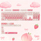 142 Keys White PBT Keycaps MOA Profile PBT Dye Sublimation DIY Key cap for 61/87/104 Cherry MX Switch Gaming Mechanical Keyboard
