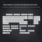 133 Keys MOA Profile Walnut wood PBT Keycaps Customs Dye Sub Key caps for 61/87/104 Cherry MX Switch Gaming Mechanical Keyboard